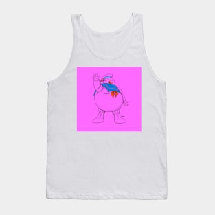 majin buu in marshmallow man cosplay Tank Top